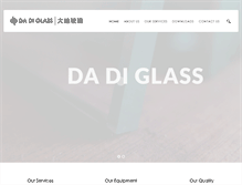 Tablet Screenshot of dadiglass.com
